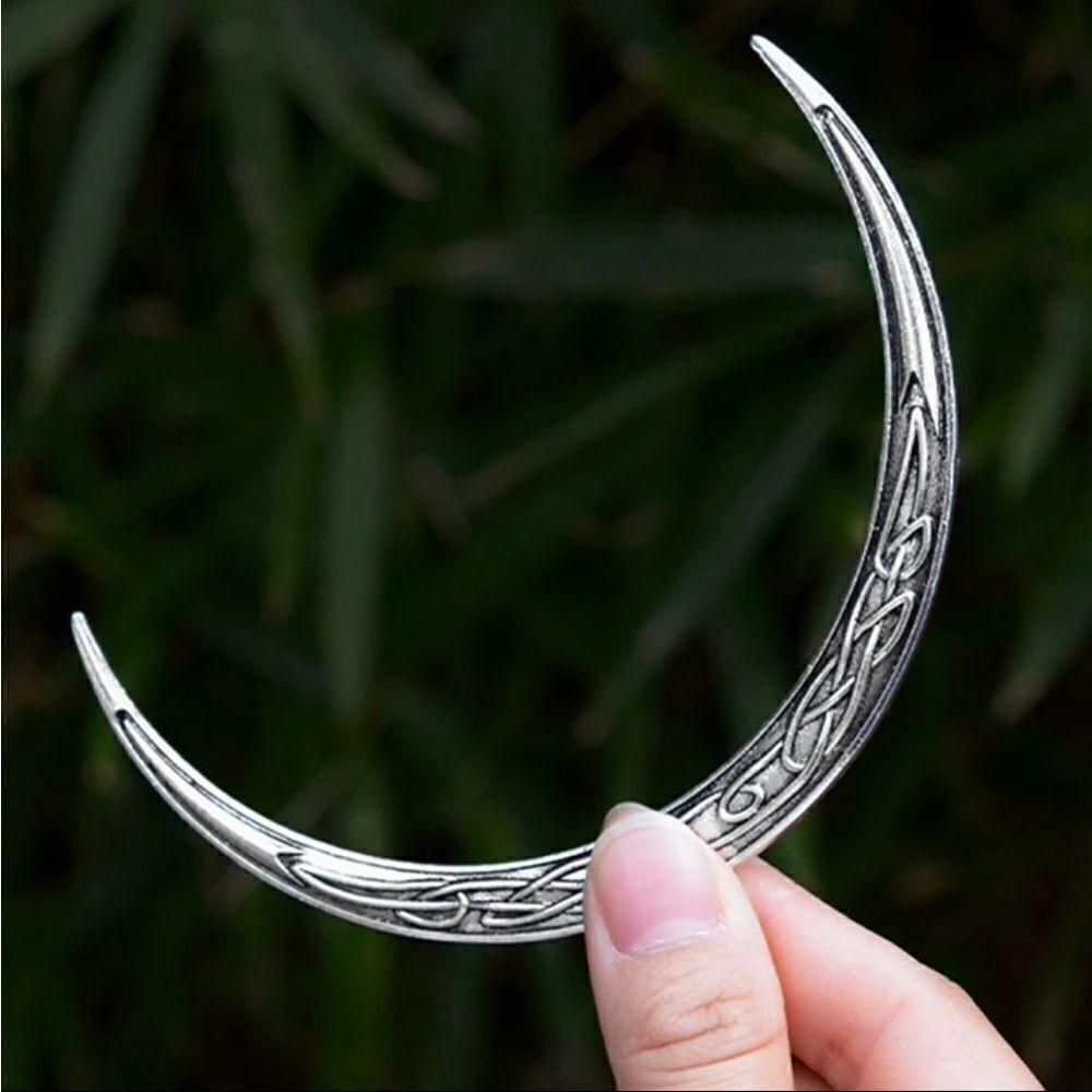 Vintage inspired Viking Engraved Hair Accessory, Lightweight, Comfortabl…